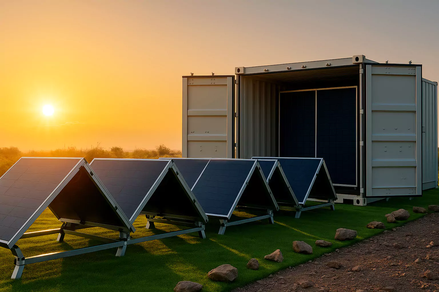 Customized Foldable Solar Power Container