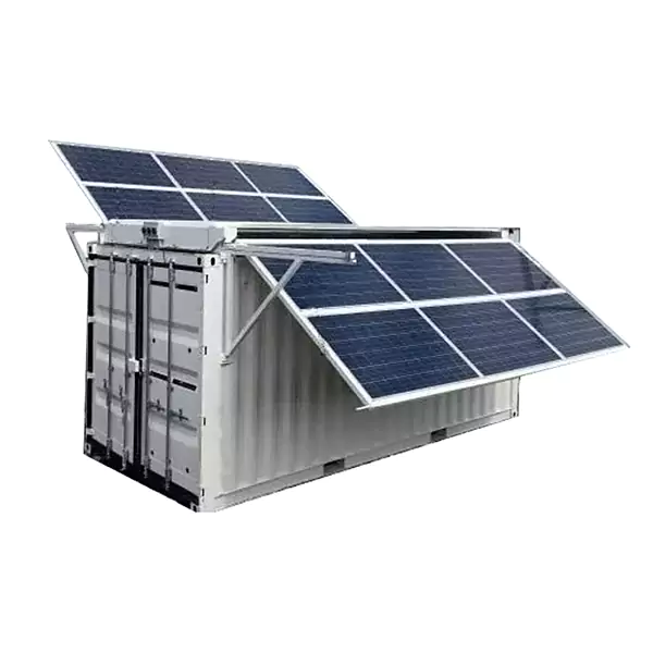 Communication container station energy storage systems