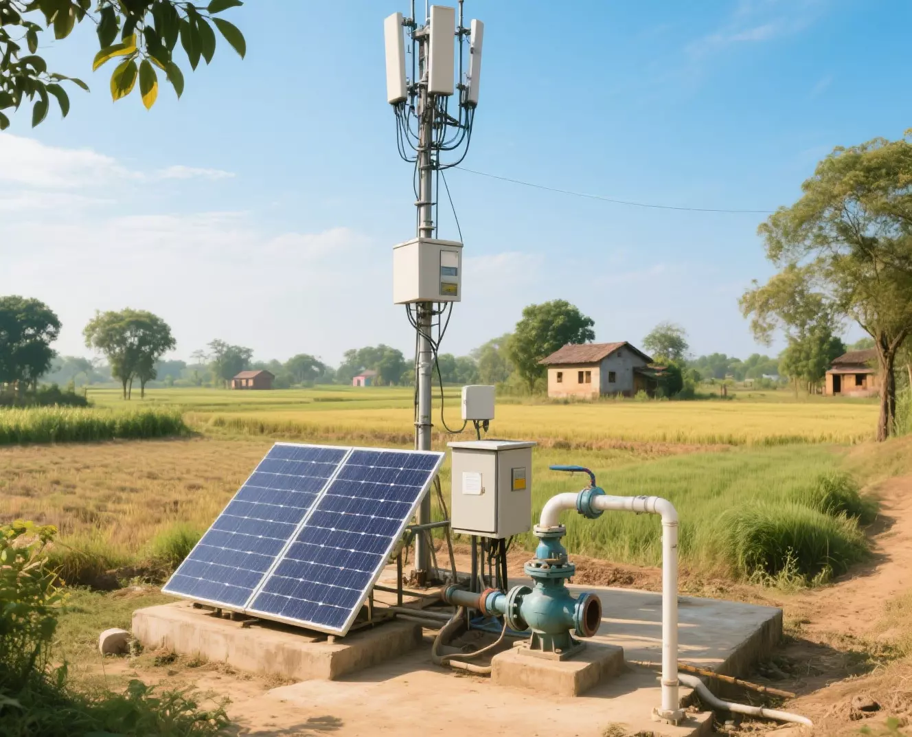 BTS in Rural India: PMGSY Solar Water Pumping Scheme