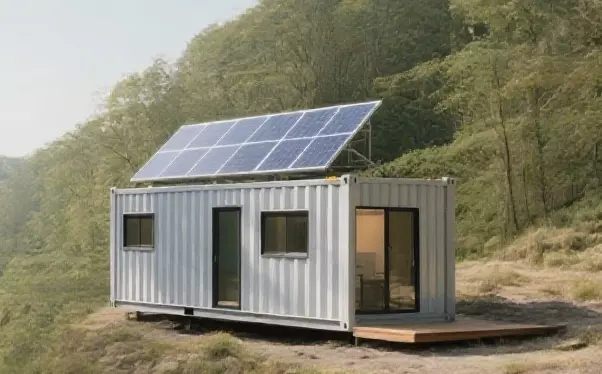 Container House with Solar Powered: Modern Comfort in the Wild