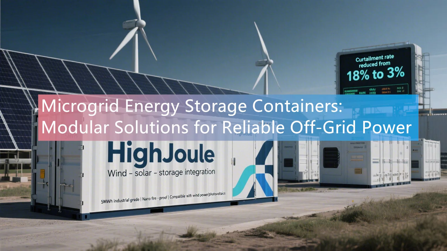 Microgrid Energy Storage Containers: Modular Solutions for Reliable Off-Grid Power