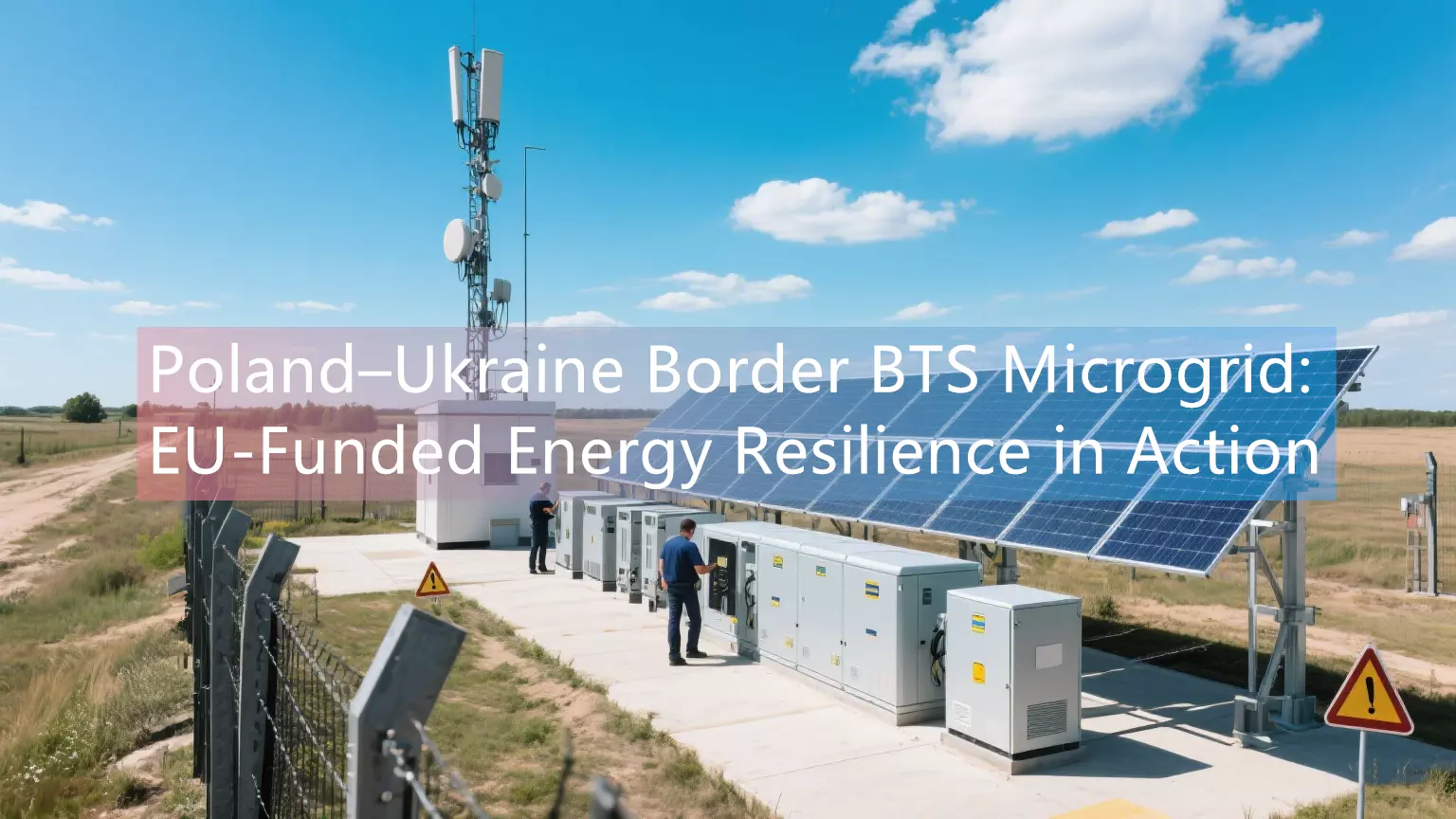 Poland–Ukraine Border BTS Microgrid: EU-Funded Energy Resilience in Action
