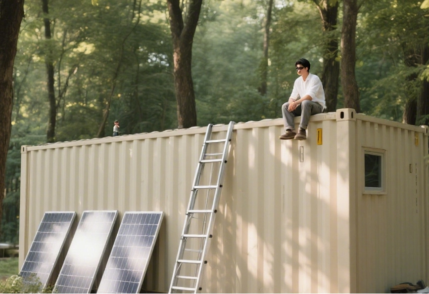 Powering a 20ft 40ft expandable container house with solar energy ?