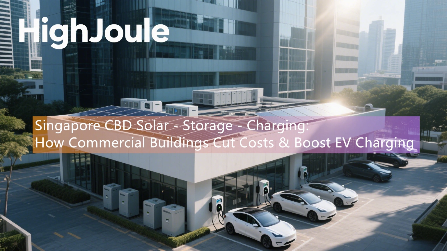 Singapore CBD Solar – Storage – Charging: How Commercial Buildings Cut Costs & Boost EV Charging