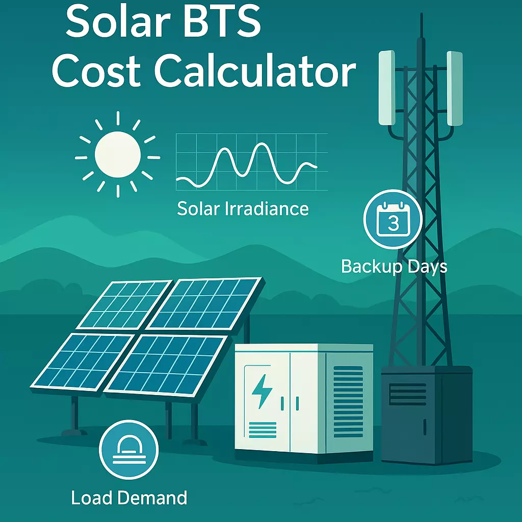 Solar BTS Cost Calculator: Estimate Base Station Energy Investment & ROI