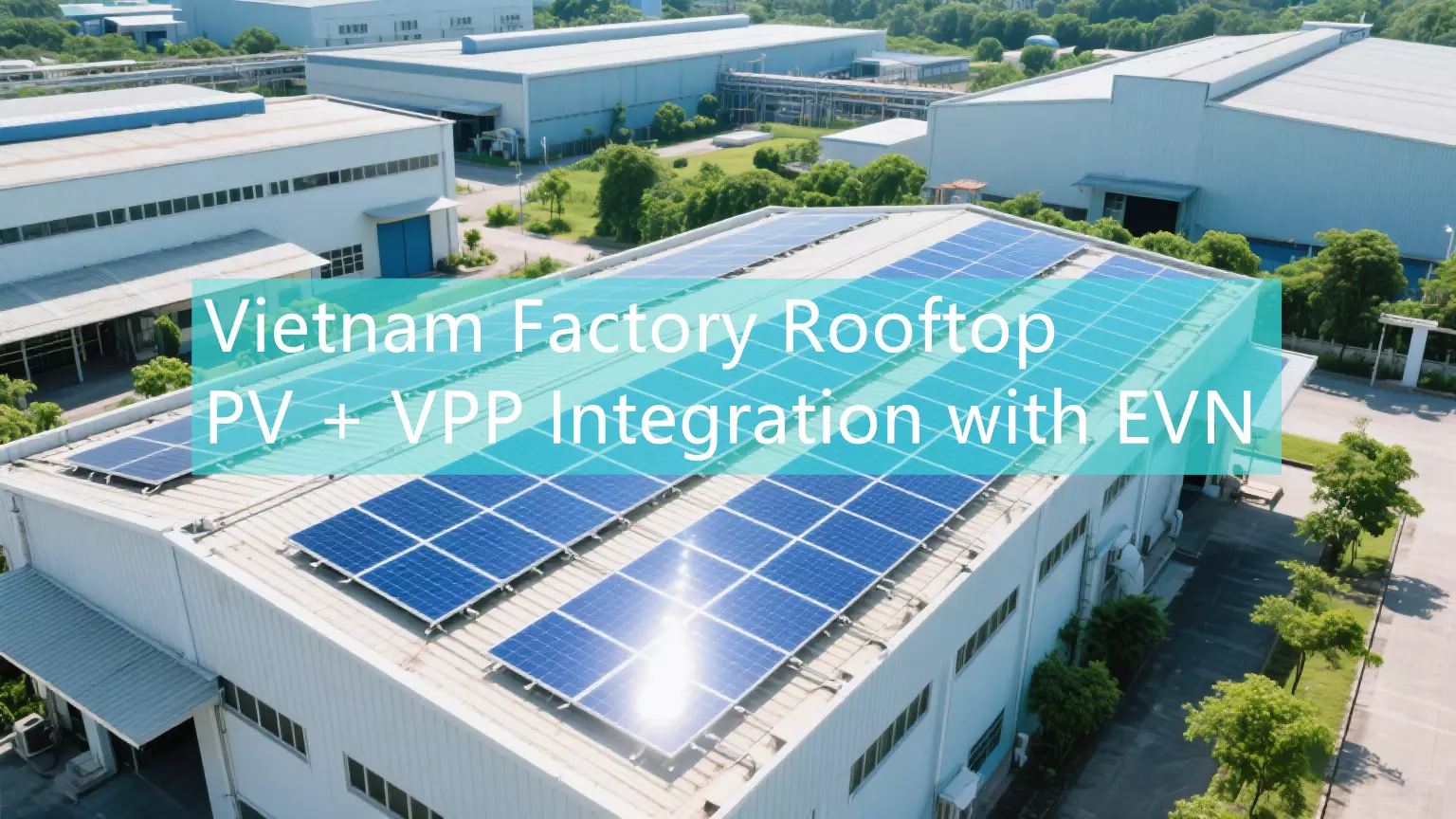 Vietnam Factory Rooftop PV + VPP Integration with EVN