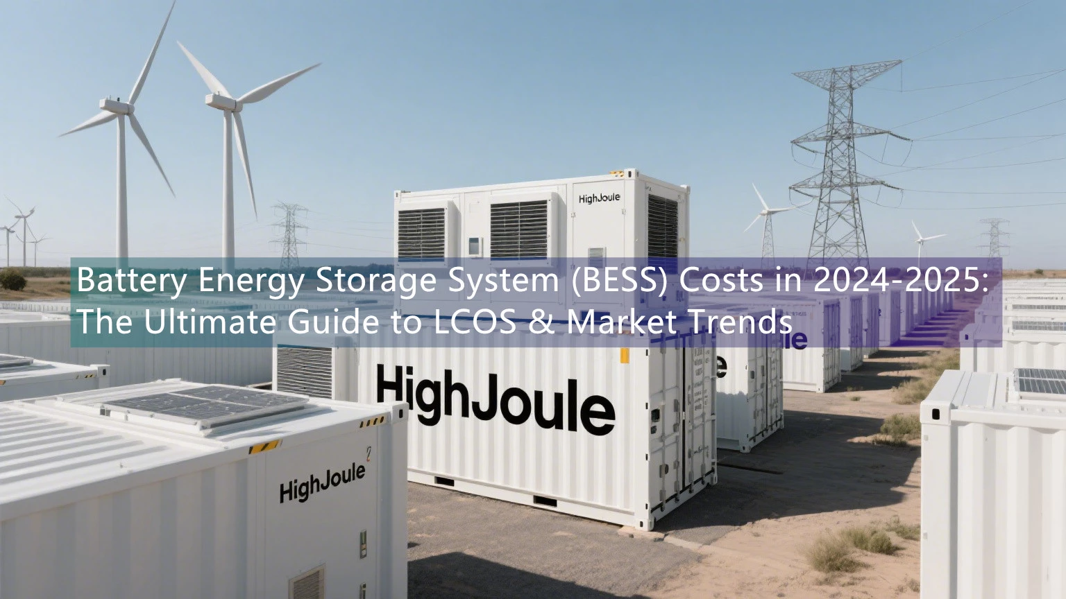 Battery Energy Storage System (BESS) Costs and LCOS in 2024-2025: The Ultimate Guide to Market Trends & Insights