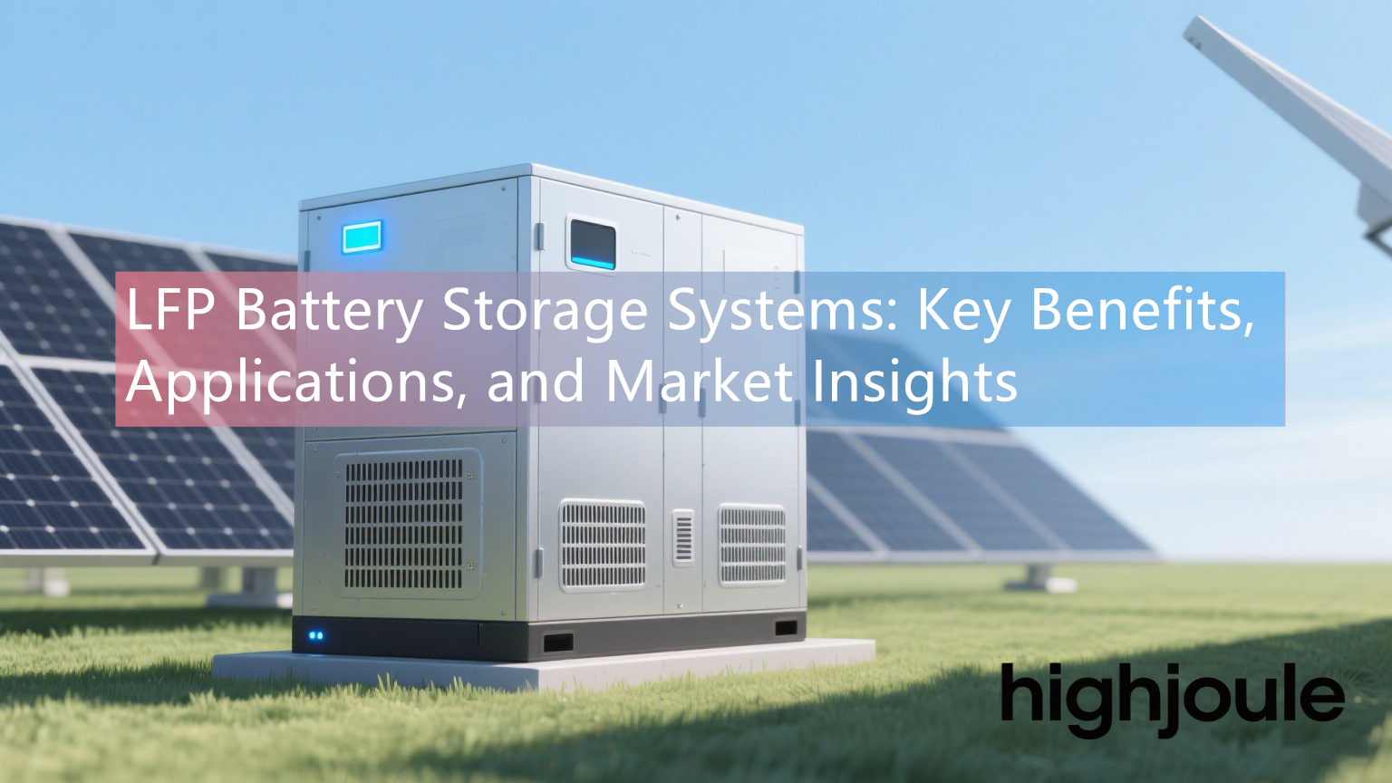 LFP Battery Storage Systems: Key Benefits, Applications, and Market Insights