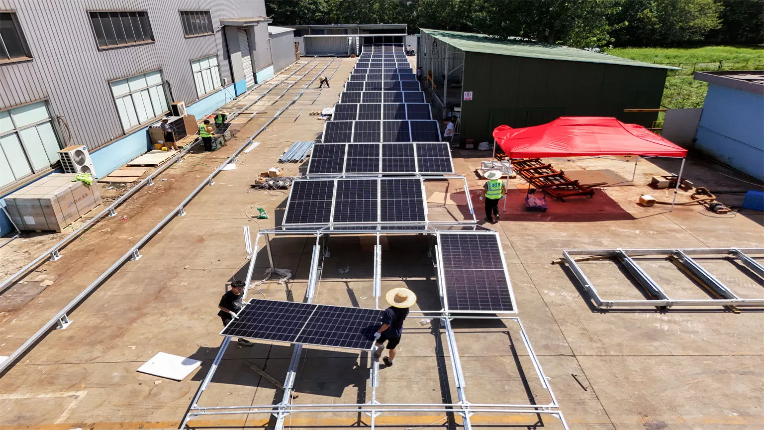 1MW Folding Container Off-Grid Photovoltaic System in Madina, Guinea
